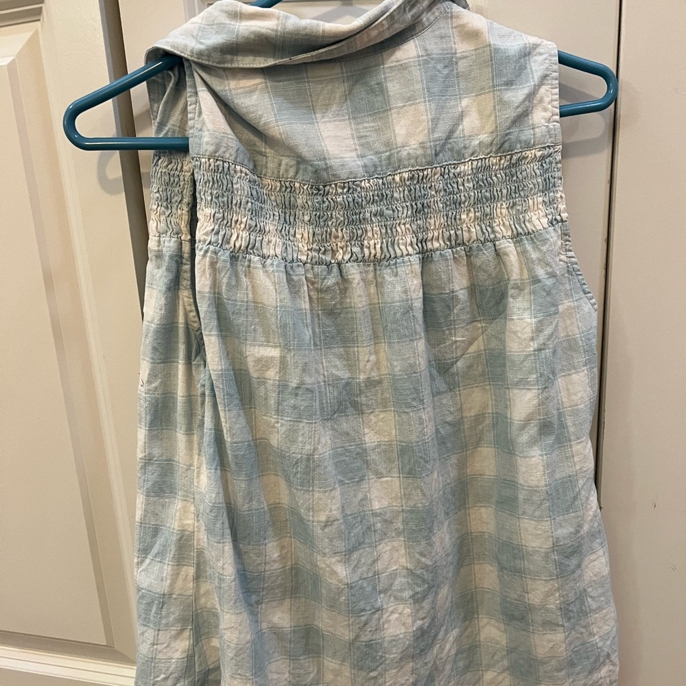 Flannel tank top